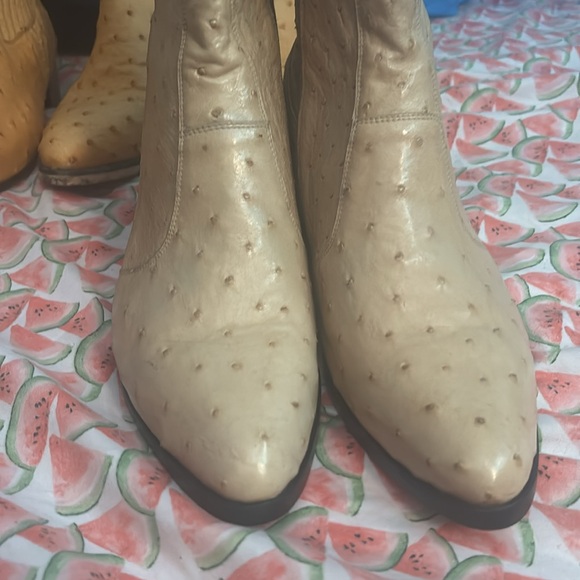 Genuine Ostrich booties - Picture 2 of 7